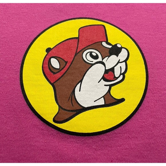 Pink Buc-ee’s Beaver Baby Girl Onesie Bodysuit Clothes Outfit, Size 6 months - Picture 2 of 4